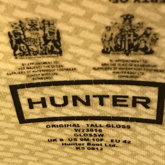 Hunter rainboots